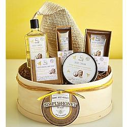 Simply Honey and Coconut Organic Spa Gift Box