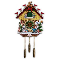 Rudolph the Red Nosed Reindeer Musical Tribute Clock