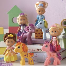 4 Little Princess and Pony Toys
