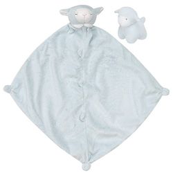 Blue Lamb Blankie and Squeaker Set