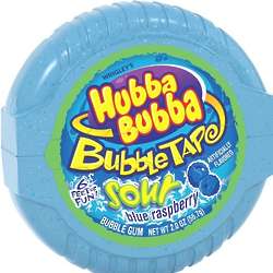 12 Sour Blue Raspberry Bubble Tapes