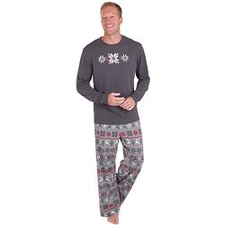 Classic Holiday Nordic PJs for Men