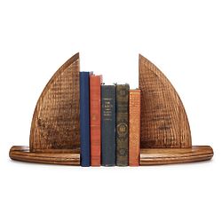 Recycled Bourbon Barrel Bookends
