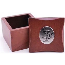 First Communion Engravable Rosary Box
