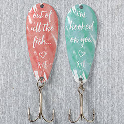 His and Hers Fin-tastic Personalized Fishing Lure Set