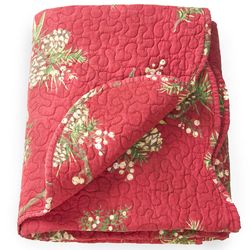Peaceful Pine Quilted Throw