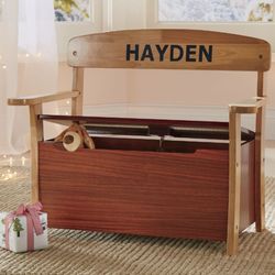 Kid's Personalized Bench and Toy Chest