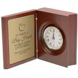 It Takes A Big Heart Teacher's Personalized Book Clock