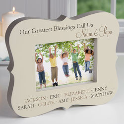My Grandkids Personalized Picture Frame