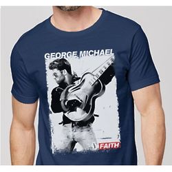 George Michael with Guitar Tee Shirt