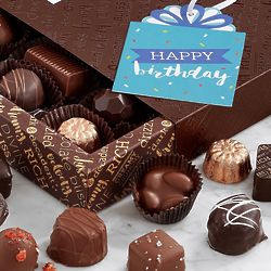 18 Birthday Assorted Chocolates Box with Gift Tag