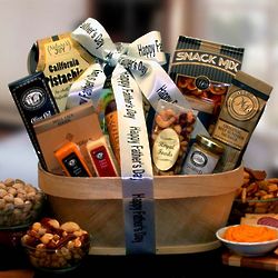Father's Day Gourmet Nut & Sausage Gift Basket