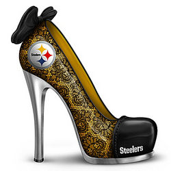 Pittsburgh Steelers High Heel Shoe Figurine