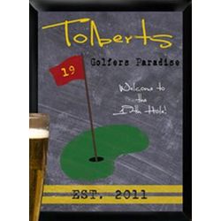 Personalized Golf Tavern Sign