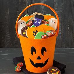 Halloween Trick or Treat Cookie Gift Tote