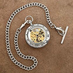 Open-Face Handcrafted Pocket Watch