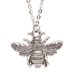 Cast Pewter Bee Summertime Necklace