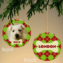 Personalized Dog Photo Ornament