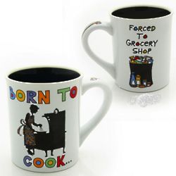 Born to Cook Forced to Grocery Shop Mug