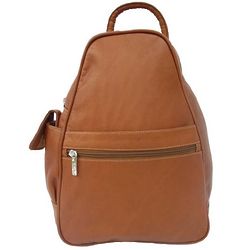 Saddle Piel Leather Tri-Shaped Sling Bag
