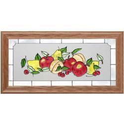 Fruit Art Glass Panel