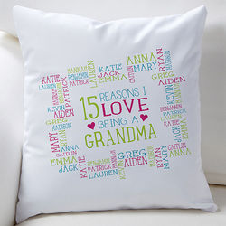 Personalized Reasons Why Decorative Throw Pillow