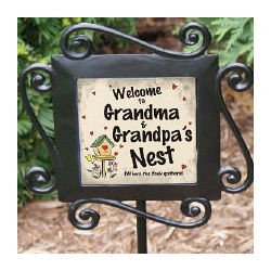Our Nest Personalized Garden Stake