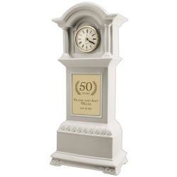Personalized 50th Anniversary Tall Grandfather Clock