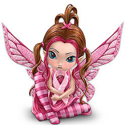 Magic of Hope Breast Cancer Support Fairy Figurine