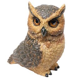 Great Horned Owl Trinket Box