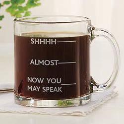 Now You May Speak Clear Levels Coffee Mug