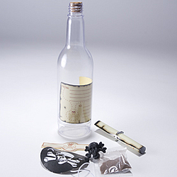 Pirate Party Invitation in a Bottle