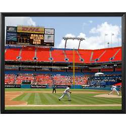 Florida Marlins Personalized Scoreboard 16x20 Frame Canvas