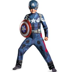 Child's Captain America Movie Costume