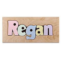 Personalized Pastel Color Name Board Puzzle