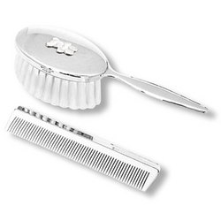 Sterling Silver Girl's Brush and Comb Set