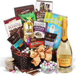 Easter Champagne and Chocolates Gift Basket