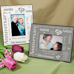 Our Silver Anniversary Printed Frame