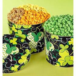 St. Patrick's Day 2 Gallon Green Butter Popcorn Tins