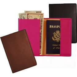 Leather RFID Blocking Passport Jacket