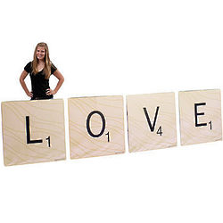 Scrabble Tile Love Letter Set