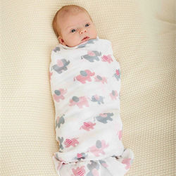 Girl's Layette Swaddle Blankets
