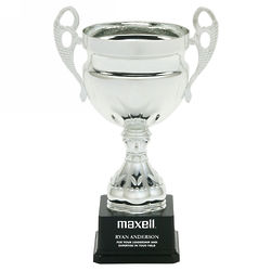 Personalized Lombardi Silver Metal Cup