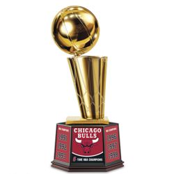 Chicago Bulls NBA Finals Trophy Sculpture