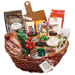 Wisconsin Gourmet Foods Christmas Basket