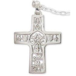 Cross of Life Sterling Silver Cross Necklace