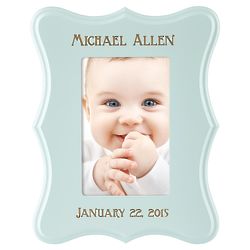Personalized New Baby Vintage Picture Frame