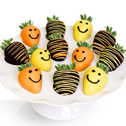 Smile Chocolate-Covered Strawberries