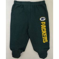 Packers Newborn Footed Pants