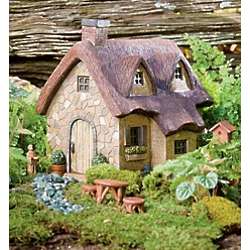 Resin Thatched Fairy Cottage